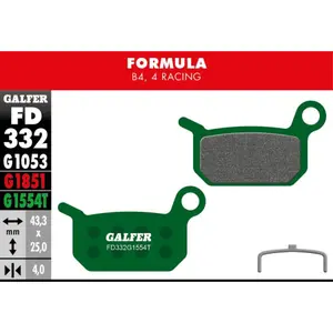 Brake pad Galfer Formula B4, 4 Racing image-0