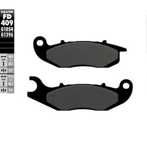 Semi-metallic organic brake pads Galfer G1054 Fd409 image-0