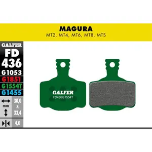 Remblok Galfer Magura Mt2, Mt4, Mt6, Mt8, Mts image-0