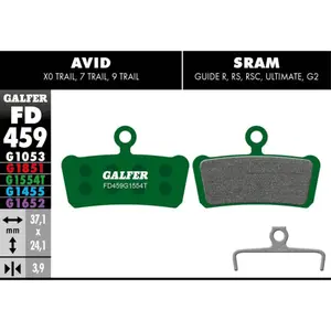 Τακάκια φρένου Galfer Avid X0 , 7 , 9 image-0