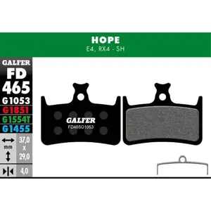Τακάκια φρένου Galfer Hope E4 image-0