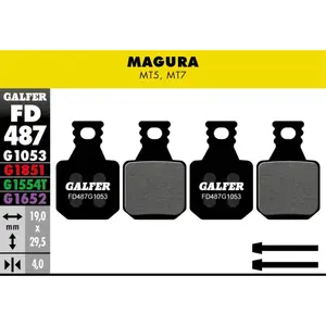 Τακάκια φρένου Galfer Magura Mt5 Mt7 image-0