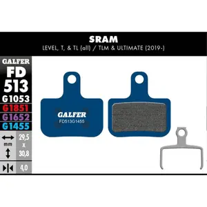 Τακάκια φρένου Galfer Sram Level/T/Tl image-1