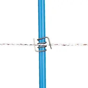 Verstelbare roestvrijstalen veer voor PVC palen Gallagher (x10) image-0