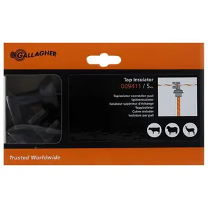 Isolatoren voor elektrische afrasteringen voor ijzeren palen Gallagher (x5) image-1