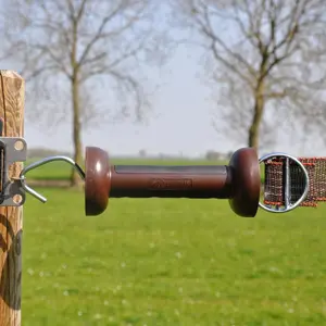 Bi-material stainless steel ribbon handle Gallagher image-1