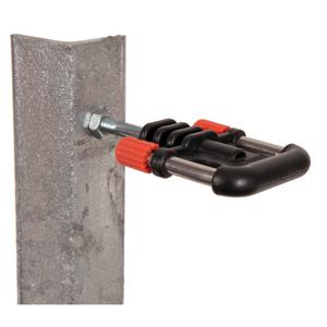 Isoladores de cerca eléctrica de ancoragem de 2 vias para postes de ferro Gallagher (x5) image-0