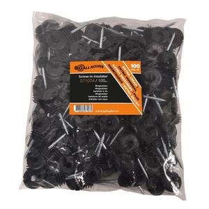 Isoladores para cercas eléctricas com parafusos de madeira Gallagher image-2