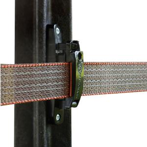699066-insulators-for-electric-fence-turbostar-ribbon-gallagher-x100-black-one-size