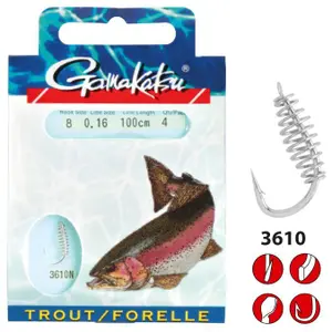 Set of 4 hooks Gamakatsu LS-3610 60 cm image-0