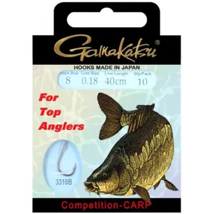 Gancho Gamakatsu Competition Carp LS-3310 40 cm (x10) image-0