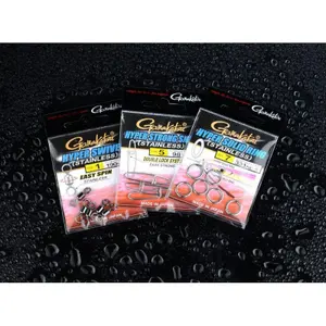 Stainless steel swivel clip Gamakatsu Hyper S-Snap 4 (x4) image-1