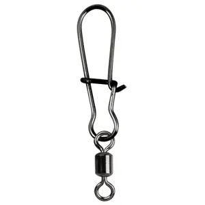 Stainless steel swivel clip Gamakatsu Hyper S-Snap 4 (x4) image-0