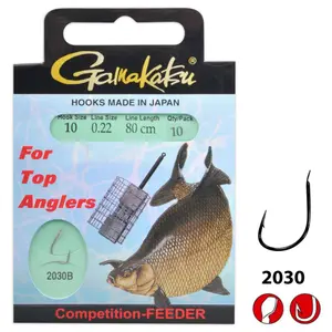 Hook Gamakatsu Competition Bream Feeder Strong LS-2030 12 (x10) image-0