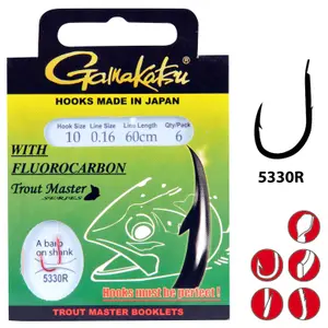 Hook Gamakatsu Trout Master Fluorocarbon LS-623 image-0