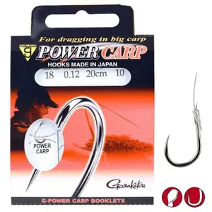 Hook Gamakatsu Power Carp Barbless image-0