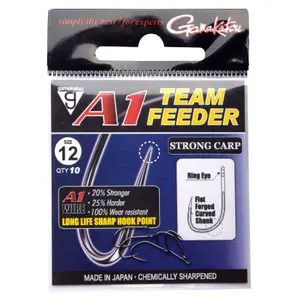 Hooks Gamakatsu A1 Team Feeder Strong Carp (x10) image-1