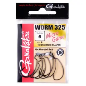 Hooks Gamakatsu Worm 325 (x8) image-1