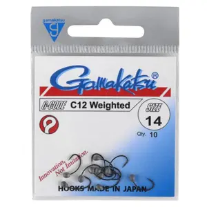 Gancho Gamakatsu C12 Weighted (x10) image-2
