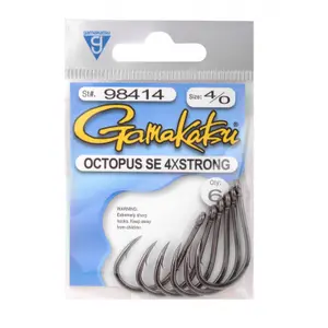 Gancho Gamakatsu Octopus SE 4x Strong 4/0 (x6) image-1