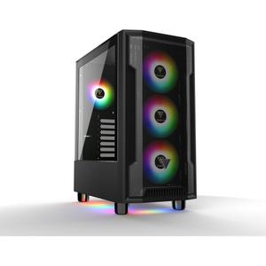 Boîtier PC Moyen Tour ATX avec panneaux vitrés Gamdias Athena M6 Lite RGB image-1