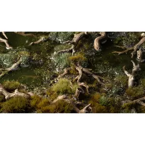 Modeling accessories Gamers Grass Gnarled Branches image-0