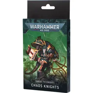 Φιγούρα Games Workshop Warhammer 40k - Datacards V.10 Chaos Knights (Fr) image-0