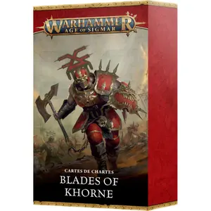Figurine Games Workshop Warhammer AoS - Warscroll Cards V.4 : Blades of Khorne (Fr) image-0