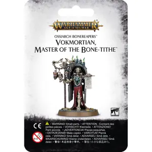 Figurine Games Workshop Warhammer AoS - Ossiarch Bonereapers Vokmortian, Maître de la Dîme d'Os image-0