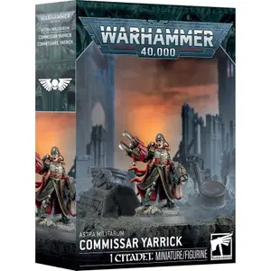 Figurine Games Workshop Warhammer 40k - Astra Militarum Commissaire Yarrick image-0