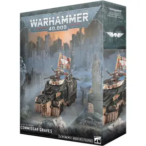 Figur Games Workshop Warhammer 40k - Astra Militarum Commissaire Graves