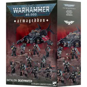Figur Games Workshop Warhammer 40k - Bataillon Armageddon : Deathwatch