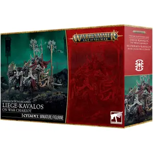 Figurinhas Games Workshop Warhammer AoS - Ossiarch Bonereapers Suzerain Kavalos sur Char de Guerre image-0