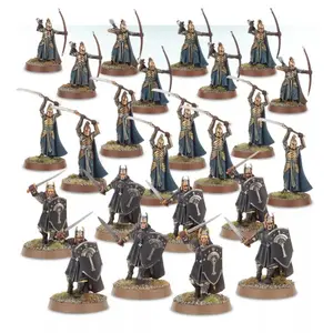 Figurine Games Workshop Warhammer Middle Earth - Guerriers de la Dernière Alliance (x32) image-0