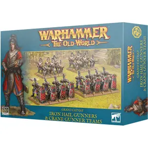 Figurina Games Workshop Warhammer ToW - Grand Cathay Equipes Canon Grue / Fusiliers Grele de Fer