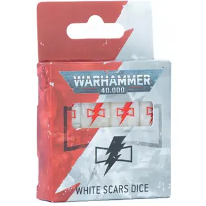 Ζάρια παιχνιδιού Games Workshop Warhammer 40k - White Scar image-0
