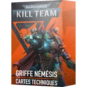 Brädspel Games Workshop Warhammer 40k - Kill Team Datacards Griffes Nemesis (Fr) image-0