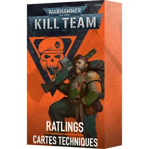 Figurine Games Workshop Warhammer 40k - Kill Team Datacards Ratlings (Fr) (2024)