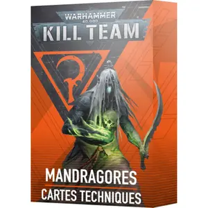 Jeux de société Games Workshop Warhammer 40k - Kill Team Datacards Drukhari Mandragores (Fr) image-0