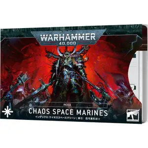 Figurine Games Workshop Warhammer 40k - Index Cards V.10 Space Marines du Chaos image-0