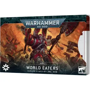 Figurine Games Workshop Warhammer 40k - Index Cards V.10 World Eaters image-0