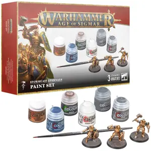 Figurine Games Workshop Warhammer AoS - Citadel Stormcast Eternal Paint Set (V.4) (x3) image-0