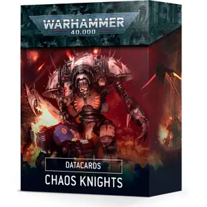Χάρτης Games Workshop Warhammer 40k - Datacards V.9 Chaos Knights En image-0