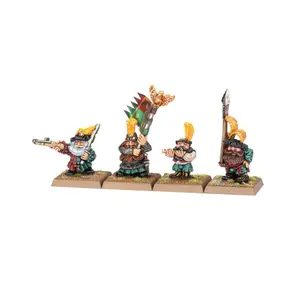 Jeux de société Games Workshop Warhammer ToW - Dwarfen Mountain Holds Etat Major de Nains Imperiaux image-0