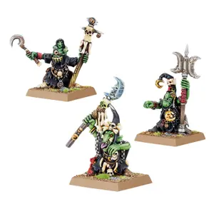 Figurine Games Workshop Warhammer ToW - Orc & Gobelin : Chamanes Gobelins de la Nuit image-0