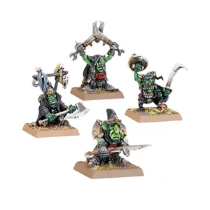 Figurine Games Workshop Warhammer ToW - Orc & Gobelin : Chefs Gobelins de la Nuit image-1