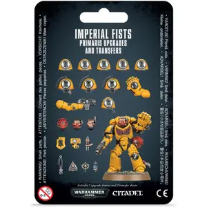 Estatueta de 22 peças Games Workshop Warhammer 40k - Imperial Fists Primaris Upgrades & Transfers image-0