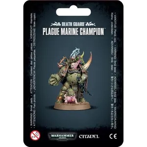 Figurine de 8 pièces Games Workshop Warhammer 40k - Death Guard Plague Marine Champion image-0