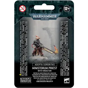 Figurine Games Workshop Warhammer 40k - Adepta Sororitas Pretre du Ministorum avec Vindictor image-0