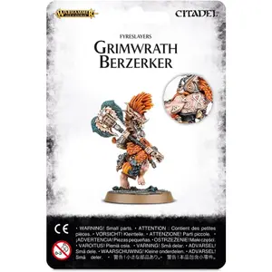 Figurine Games Workshop Warhammer AoS - Fyreslayers Grimwrath Berzerker image-0